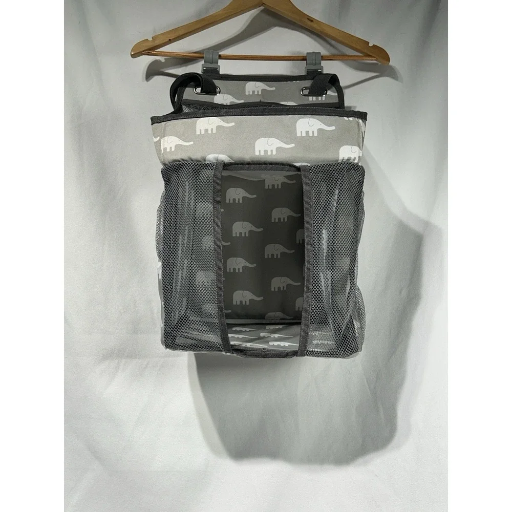 Hanging Diaper Caddy Organizer - Diaper Stacker for Changing Table, Hooks, Hang
